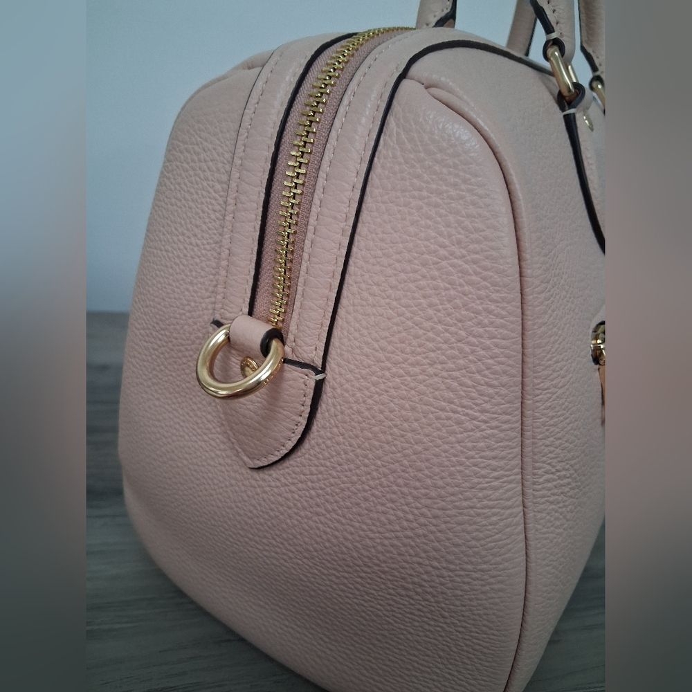 NWOT Coach Rowan Large Satchel With Shell Charm - Picture 5 of 12